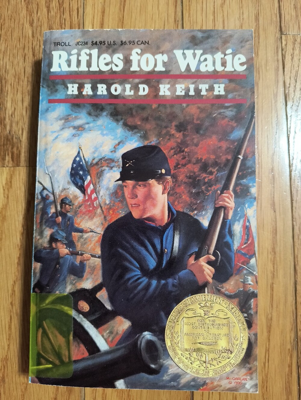 "Rifles for Watie" book by Harold Keith, 1987